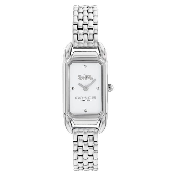 Coach Cadie Stainless Steel Silver White Dial Women's Watch - 14504035