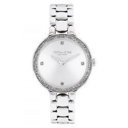 Coach Stainless Steel Silver White Dial Women's Watch - 14504124