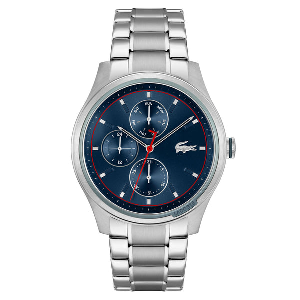 Lacoste Musketeer Stainless Steel Blue Dial Multi-function Men's Watch - 2011211