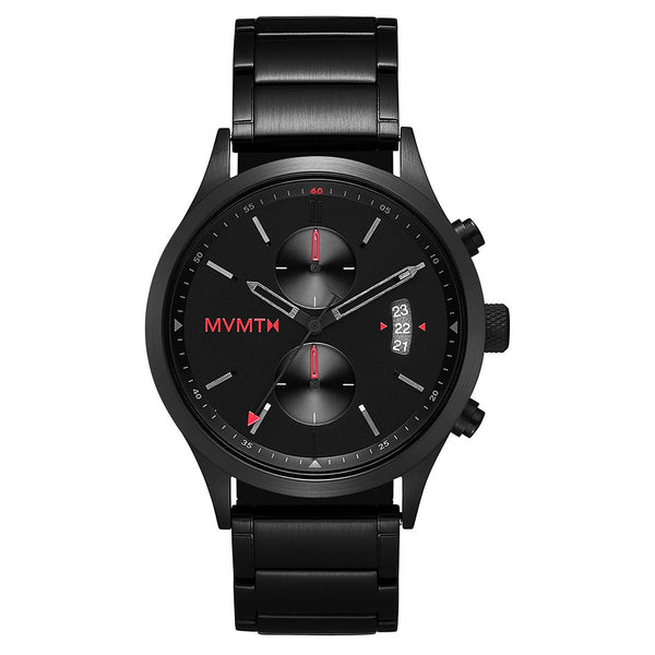 MVMT Havoc Black Steel Men's Chrono Watch - 28000198D