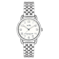 Coach Delancey Silver Quartz Ladies Watch - 14502240