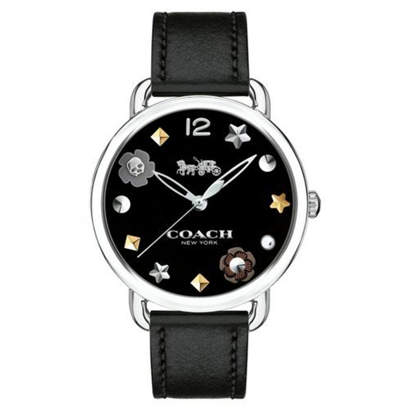 Coach Delancey Black Ladies Watch - 14502780