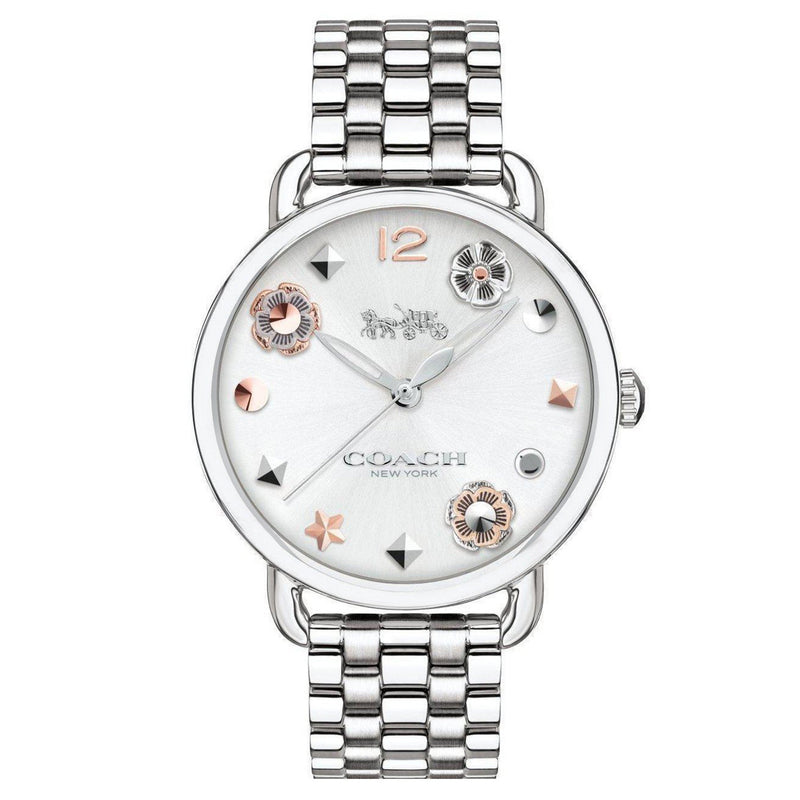 Coach Delancey Silver Ladies Watch - 14502810