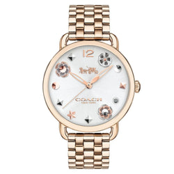 Coach Delancey Gold Quartz Ladies Watch - 14502811