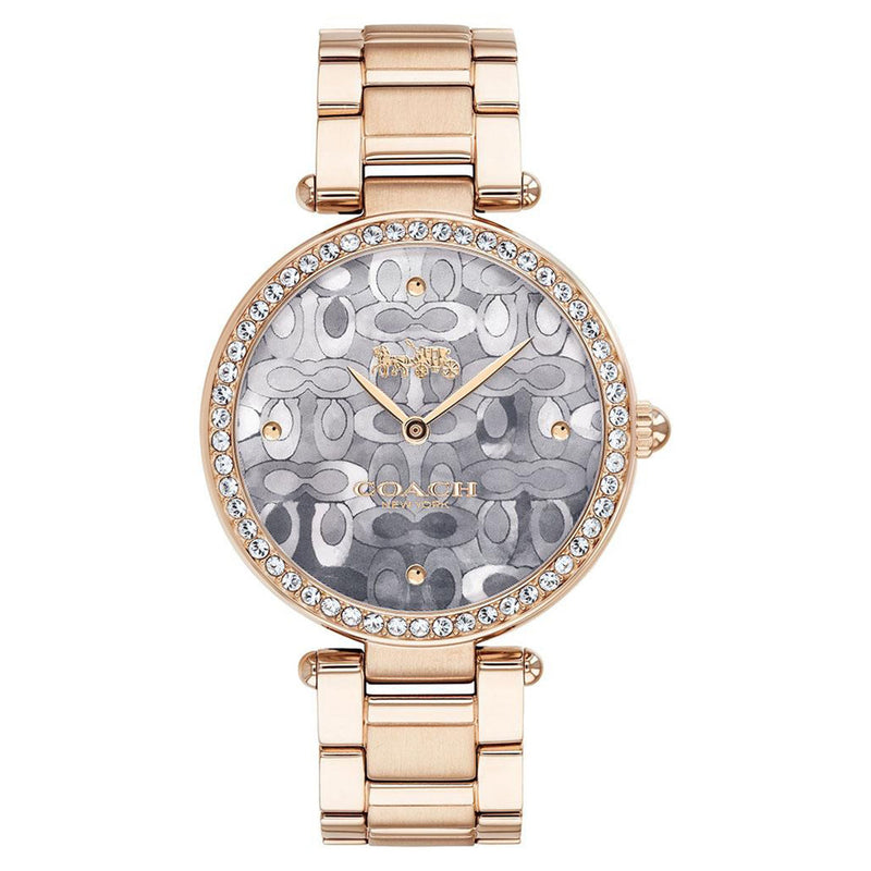 Coach Park Signature C Carnation Gold Steel Ladies Watch - 14503223