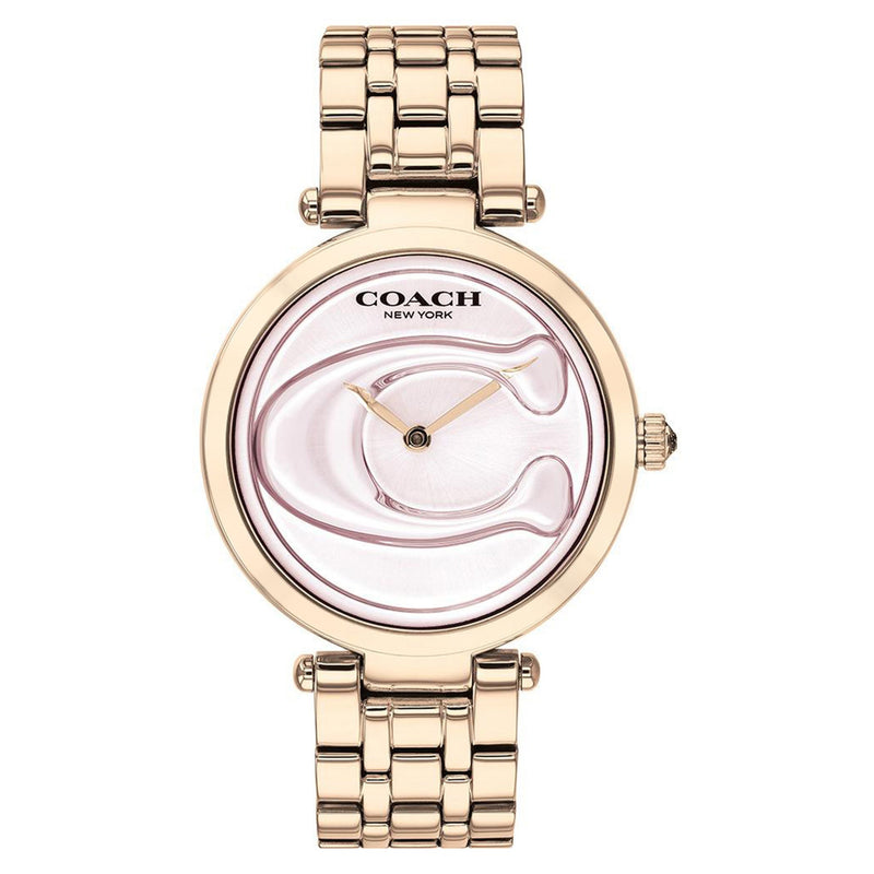 Coach Park Signature C Carnation Gold Ladies Watch - 14503234