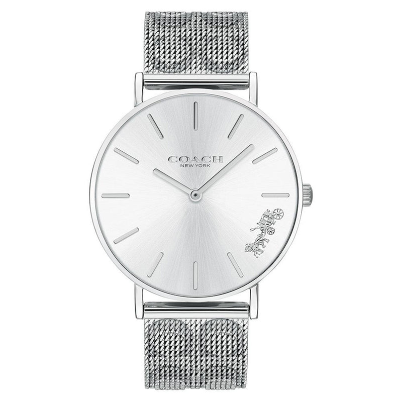 Coach Perry Silver Mesh Ladies Watch - 14503341