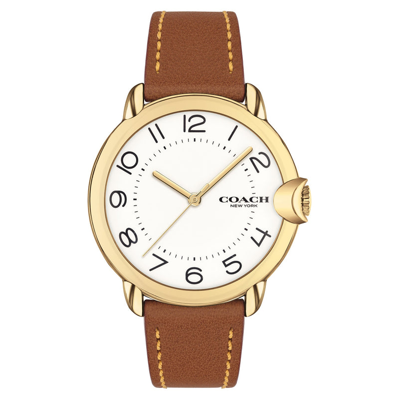 Coach Arden Saddle Leather Women's Watch - 14503607