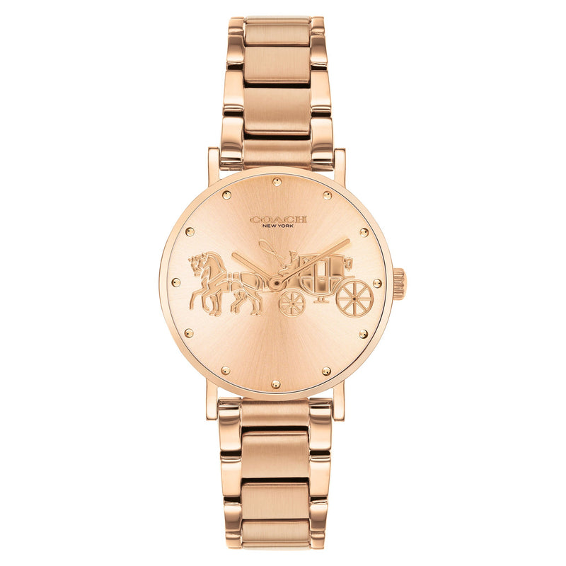 Coach Perry Rose Gold Steel Women's Watch - 14503793