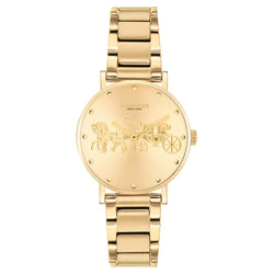 Coach Perry Gold Steel Women's Watch - 14503794