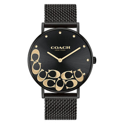 Coach Perry Black Mesh Women's Watch - 14503826