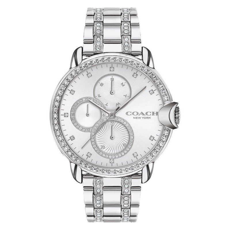 Coach Arden Stainless Steel with Crystals Women's Multi-function Watch - 14503860