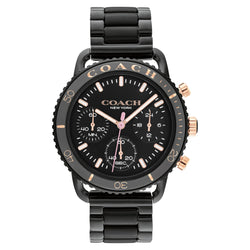 Coach Black Steel Chronograph Women's Watch - 14504049