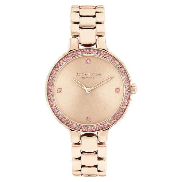 Coach Carnation Gold Steel Women's Watch - 14504126