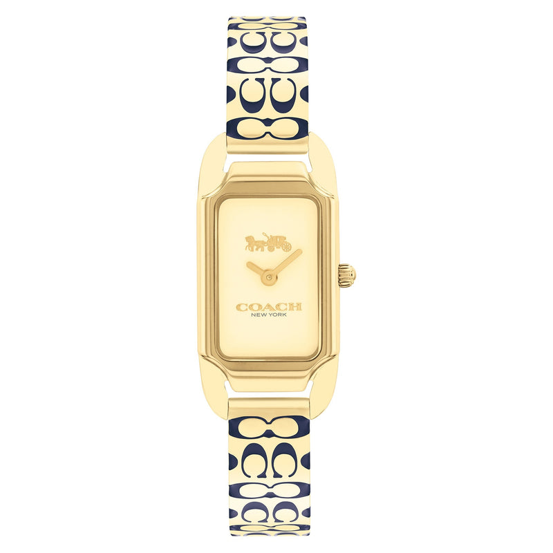 Coach Stainless Steel Gold Dial Women's Watch - 14504193