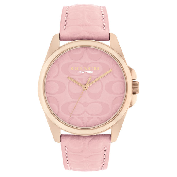 Coach Pink Leather Women's Watch - 14504278