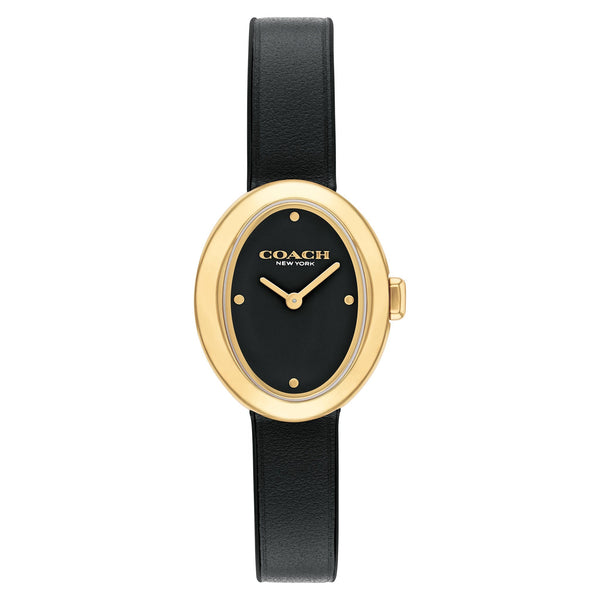 Coach Black Calfskin Women's Watch - 14504421