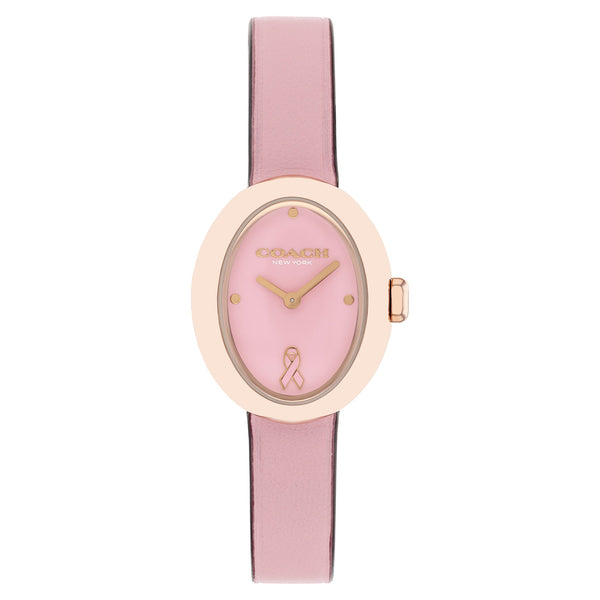 Coach Pink Leather Women's Watch - 14504565
