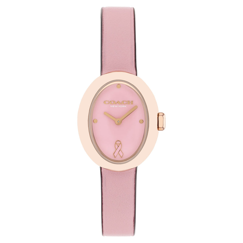 Coach Pink Leather Women's Watch - 14504565
