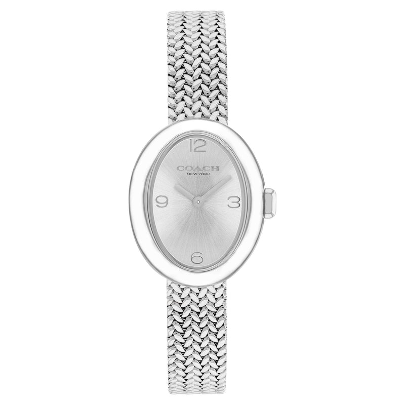 Coach Stainless Steel Silver White Dial Women's Watch - 14504566