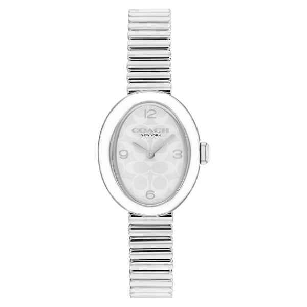 Coach Stainless Steel Silver White Dial Women's Watch - 14504570