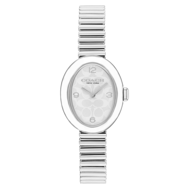 Coach Stainless Steel Silver White Dial Women's Watch - 14504570