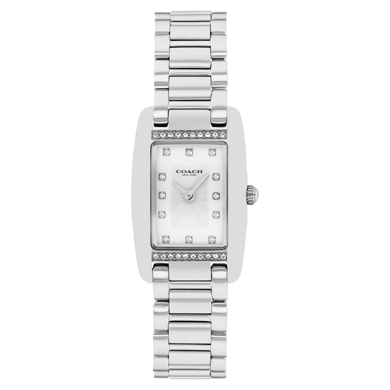 Coach Stainless Steel White Dial Women's Watch - 14504587