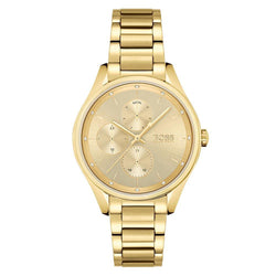 Hugo Boss Gold Steel Women's Multi-function Watch - 1502584