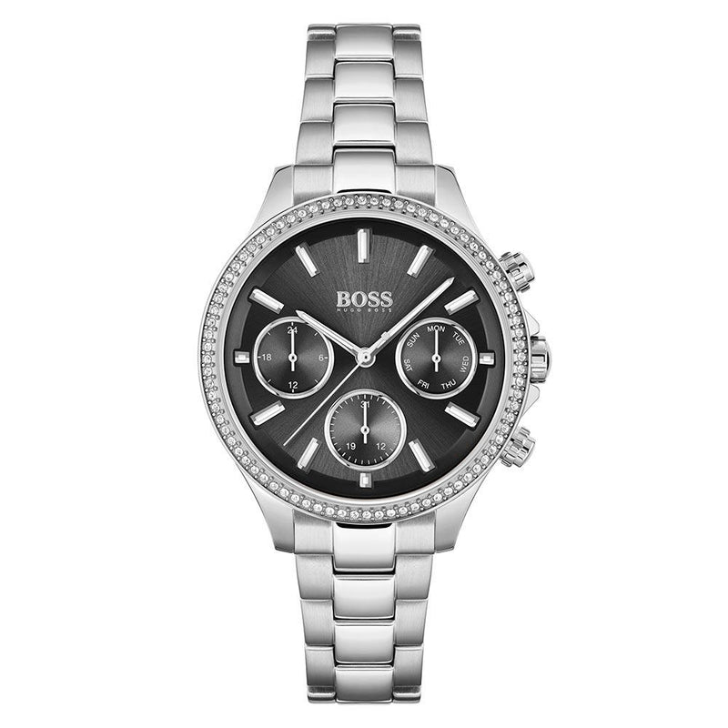 Hugo Boss Silver Steel Women's Multi-function Watch - 1502593