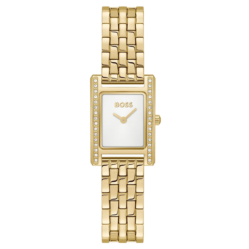 Hugo Boss Gold Steel White Dial Women's Watch - 1502815