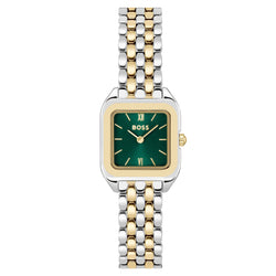 Hugo Boss Two-Tone Steel Green Dial Women's Watch - 1502822