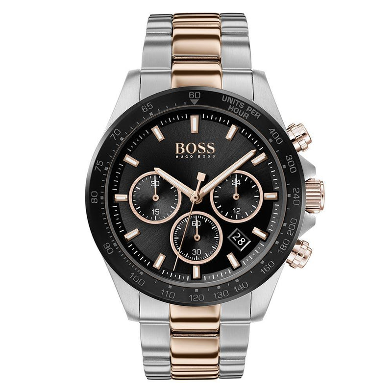 Hugo Boss Hero Two-Tone Steel Men's Chrono Watch - 1513757