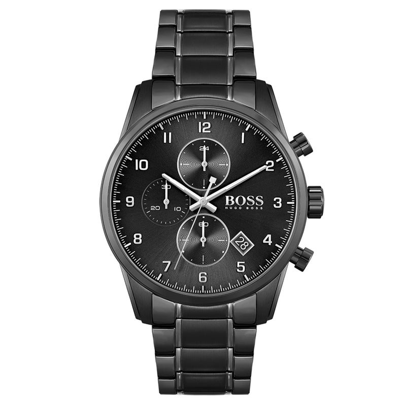 Hugo Boss Black Steel Chrono Men's Watch - 1513785