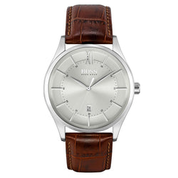 Hugo Boss Distinction Brown Leather Men's Watch - 1513795