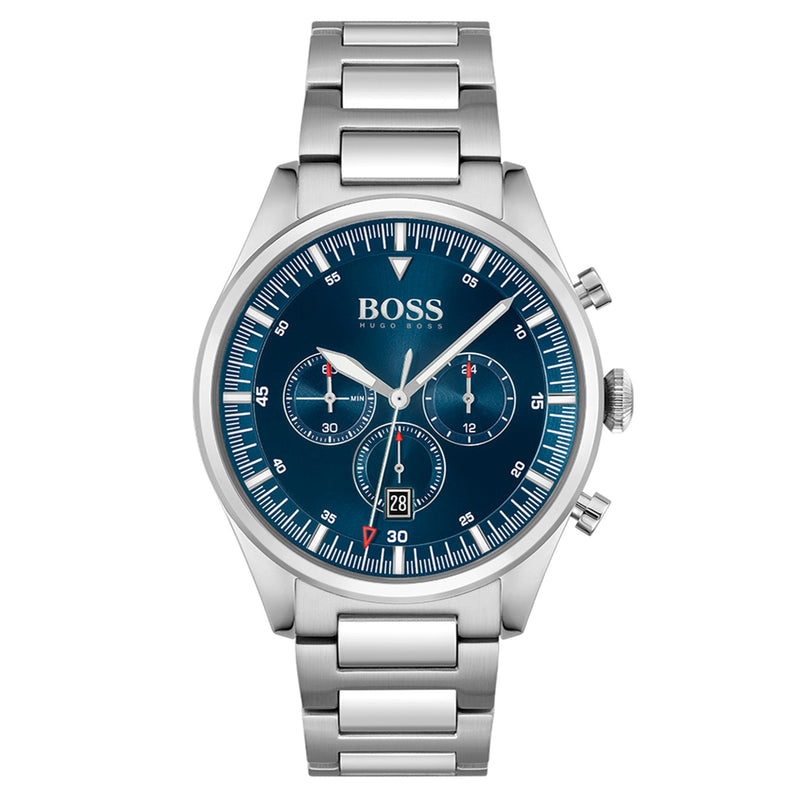 Hugo Boss Pioneer Stainless Steel Men's Chrono Watch - 1513867