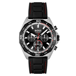 Hugo Boss Black Silicone Chronograph Men's Watch - 1513969