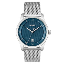 Hugo Boss Stainless Steel Galvanic Blue Dial Men's Watch - 1514115