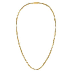 Hugo Boss Jewellery Gold Steel Men's Chain Necklace - 1580173