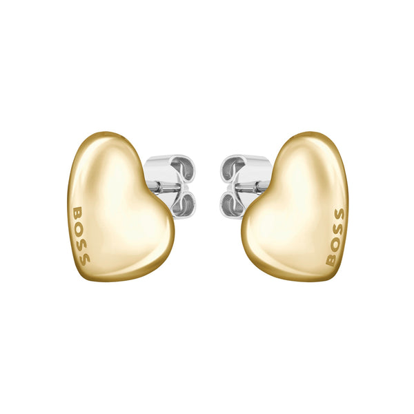 Hugo Boss Jewellery Two-Tone Steel Women's Stud Earrings - 1580564