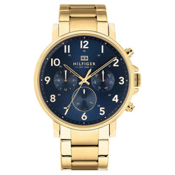 Tommy Hilfiger Multi-function Gold Steel Men's Watch - 1710384