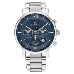 Tommy Hilfiger Silver Steel Men's Multi-function Watch - 1710409