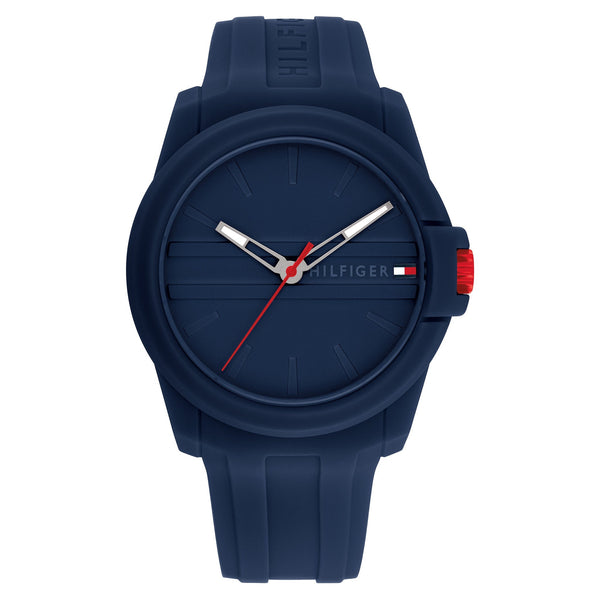 Tommy Hilfiger Navy Silicone Men's Watch - 1710595