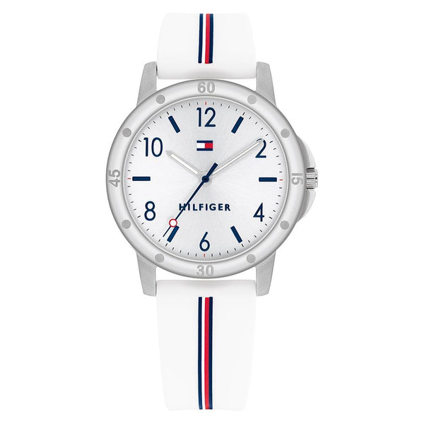 Tommy Hilfiger White Silicone Kids Watch - 1720014