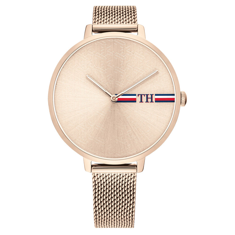 Tommy Hilfiger Carnation Gold Mesh Ladies Watch - 1782158