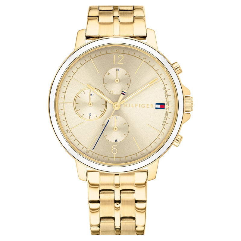 Tommy Hilfiger Gold Steel Ladies Multi-function Watch - 1782189