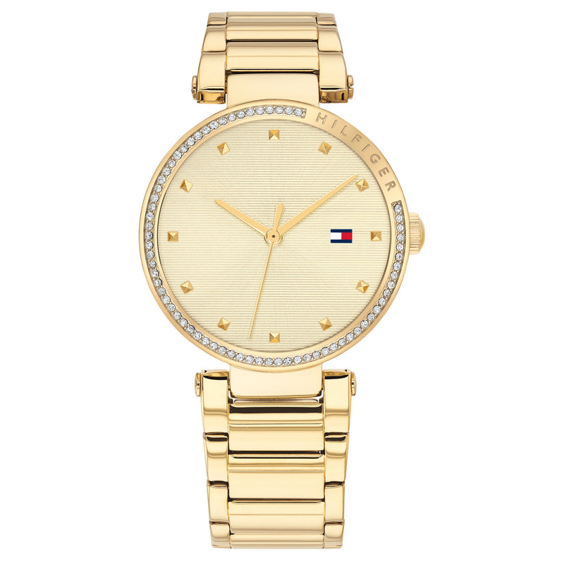 Tommy Hilfiger Gold Steel Ladies Watch - 1782235