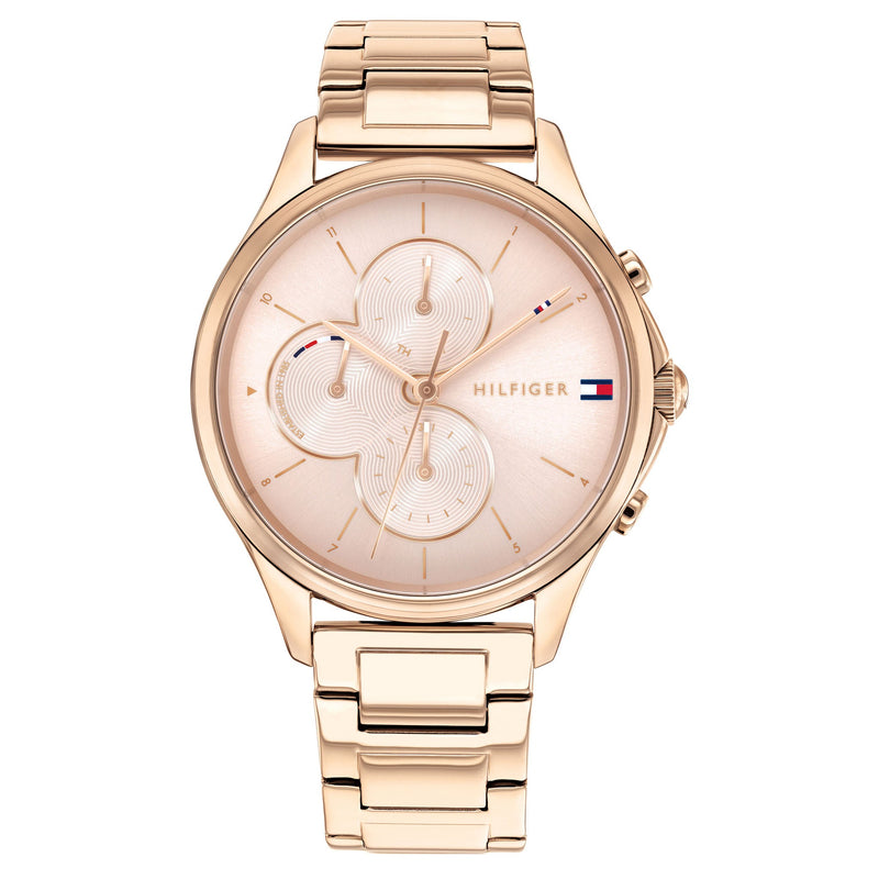 Tommy Hilfiger Carnation Gold Steel Ladies Multi-function Watch - 1782259