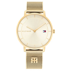 Tommy Hilfiger Gold Mesh Women's Watch - 1782286