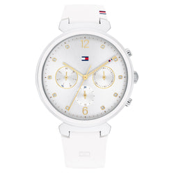 Tommy Hilfiger White Silicone Band Women's Watch - 1782342