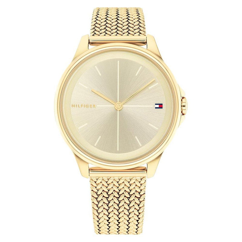 Tommy Hilfiger Gold Mesh Women's Watch - 1782358